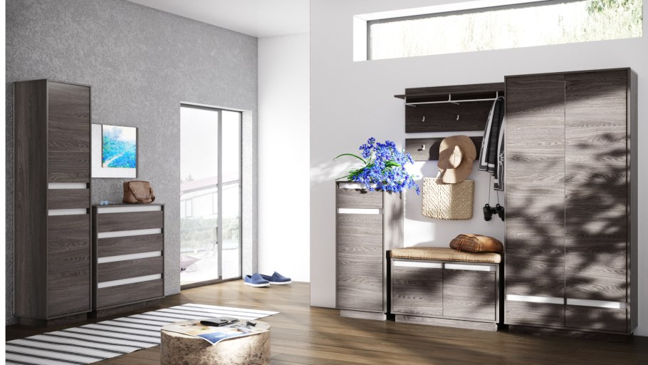 Модульная прихожая ясень Анкор