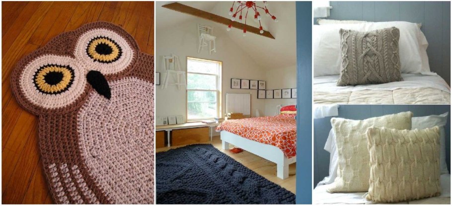 Вязаные декоративные вещи