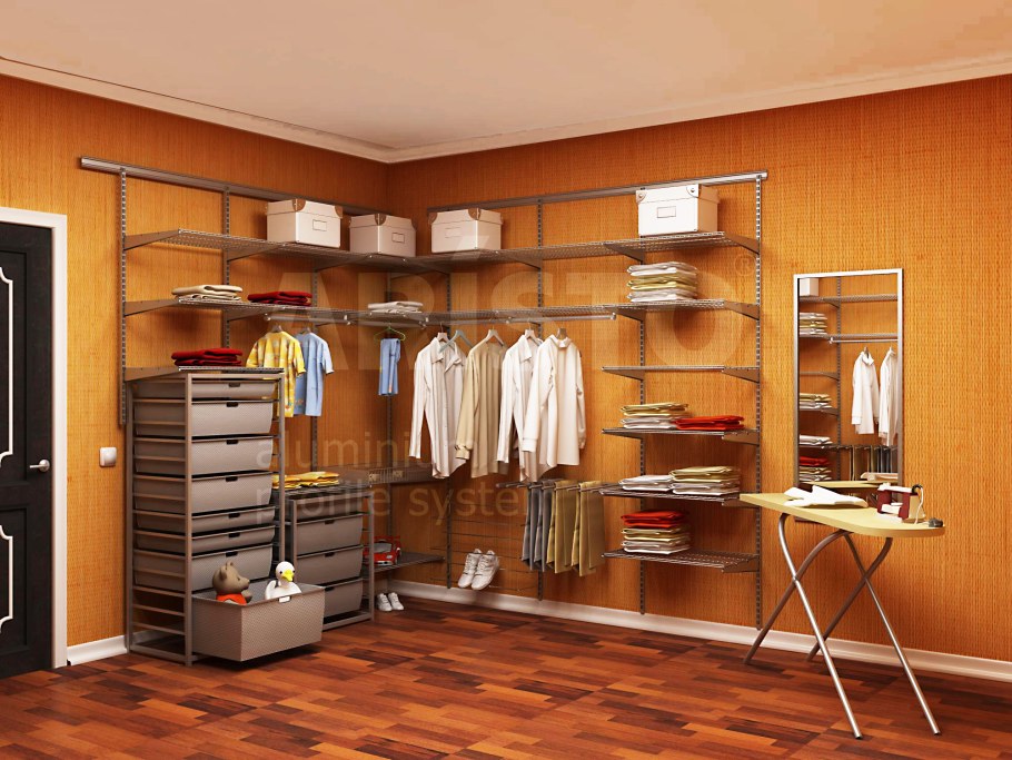 Elfa гардеробные угловые