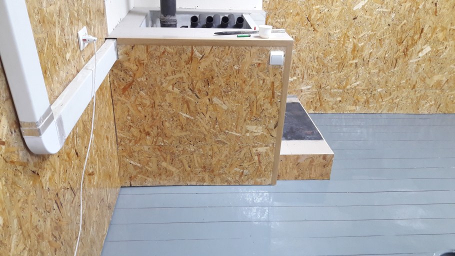 Монтаж осп3 на пол