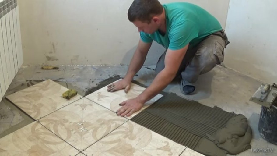 Укладка плитки на ОСБ плиту на пол