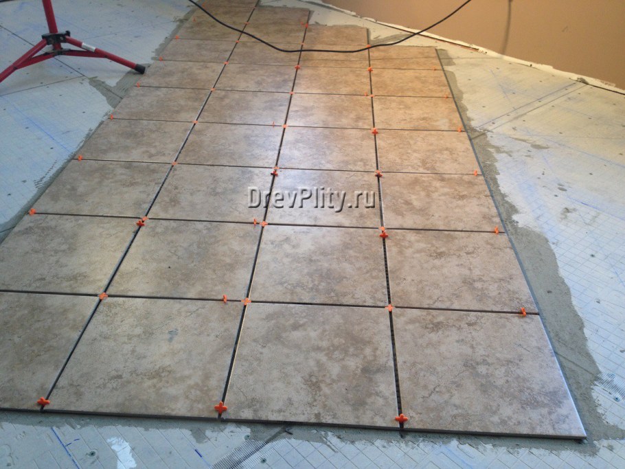 ЦСП плита на пол под плитку
