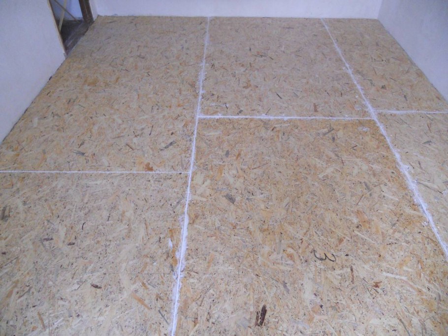 Полы ОСБ на деревянный пол