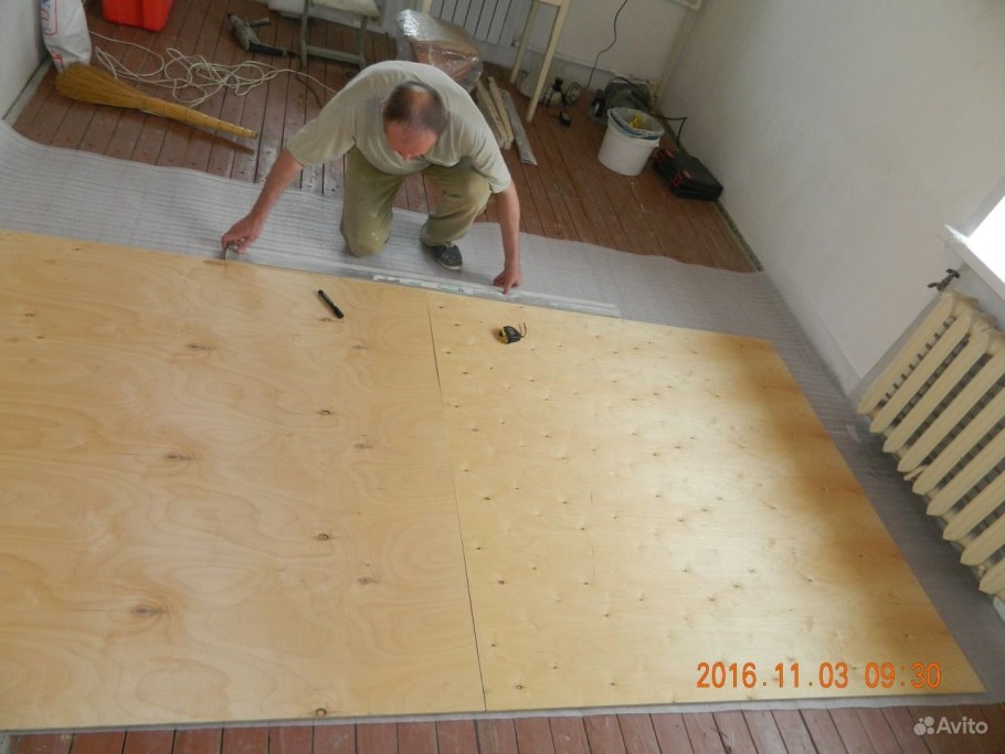 Конструкция пола с утеплением керамзитом