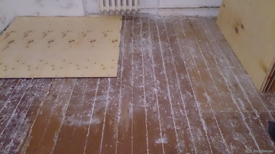 Пол из ДСП