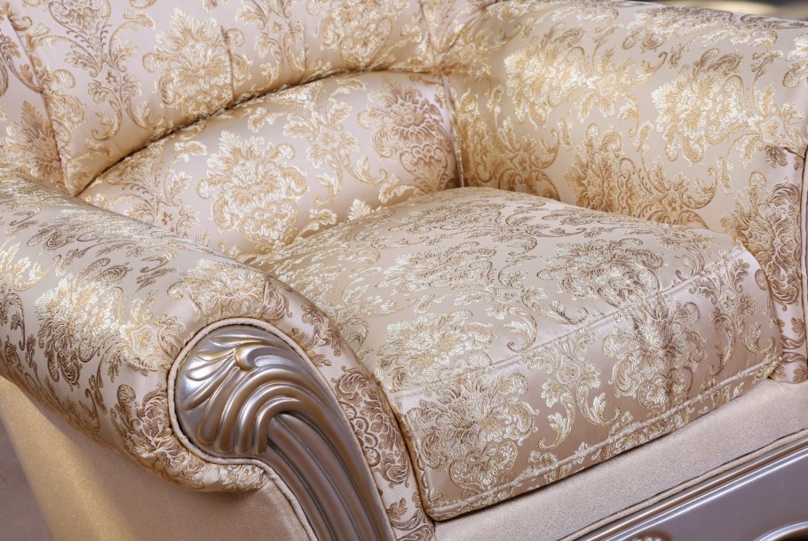 Ткань Chateau Monogramme Chocolate