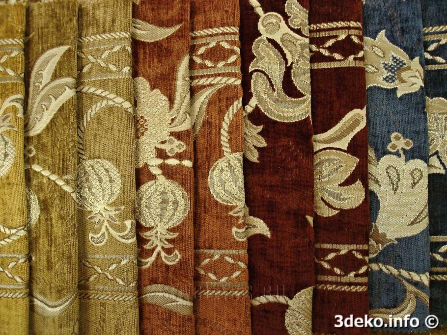 Шенилл жаккард Мебельери