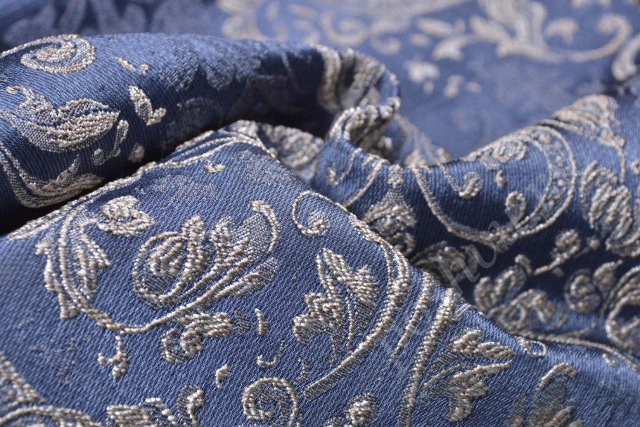 Флора Дамаск Браун ткань