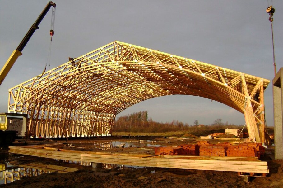 Стропильная ферма ласточкин хвост