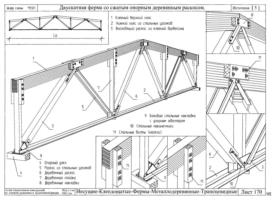 Перфорированный крепеж крепление балки 150х150