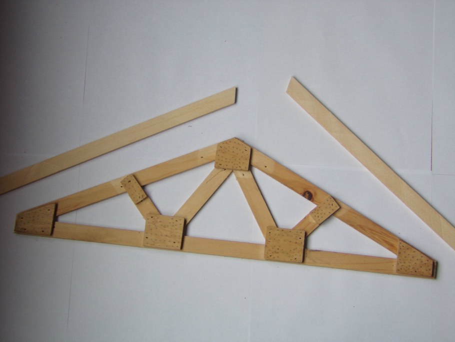 Ножничная стропильная система фермы