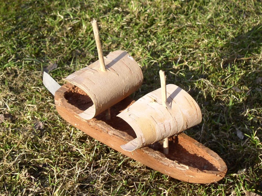 Поделки из коры дерева