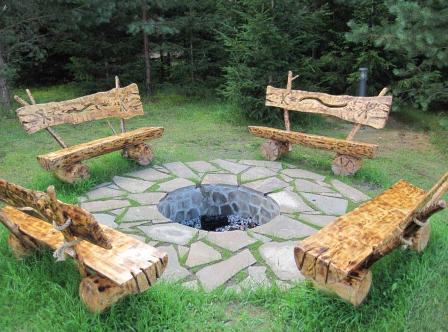 Рустикальный деревенский ландшафтный