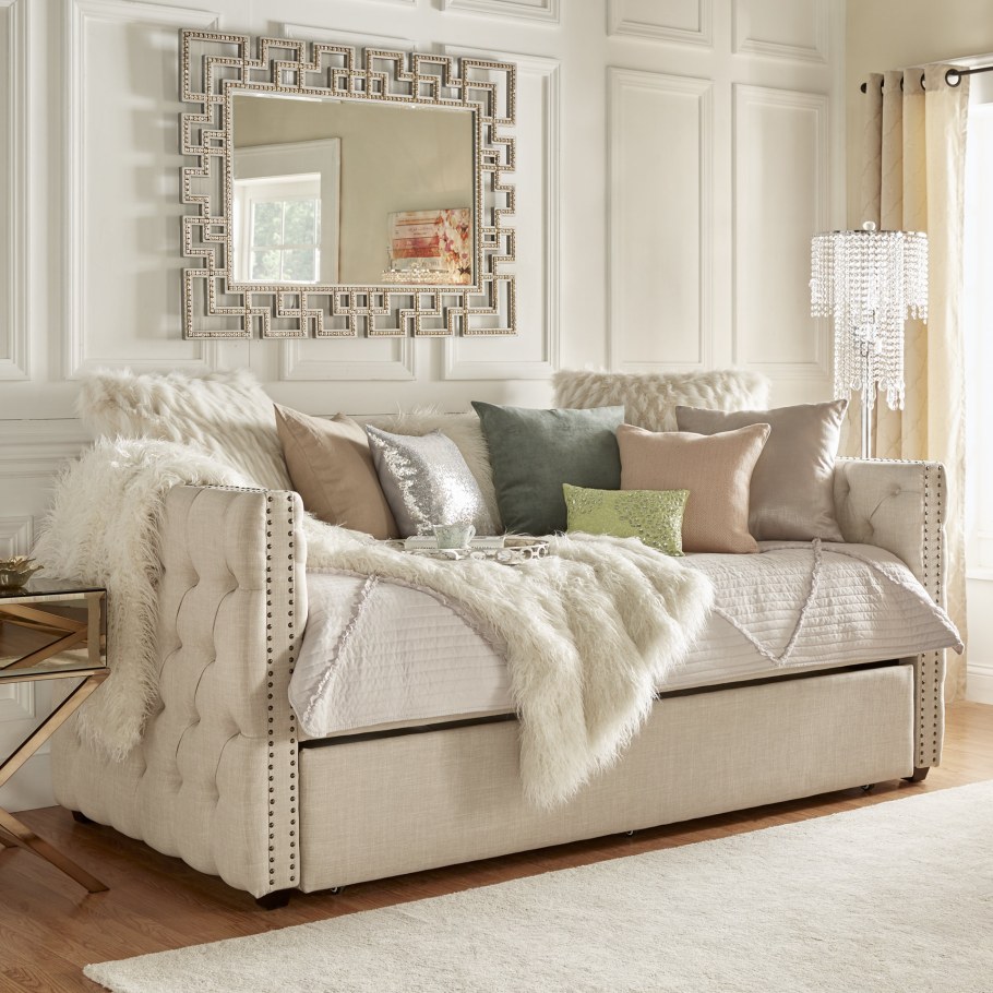 Кровать Annika Upholstered Daybed with Trundle