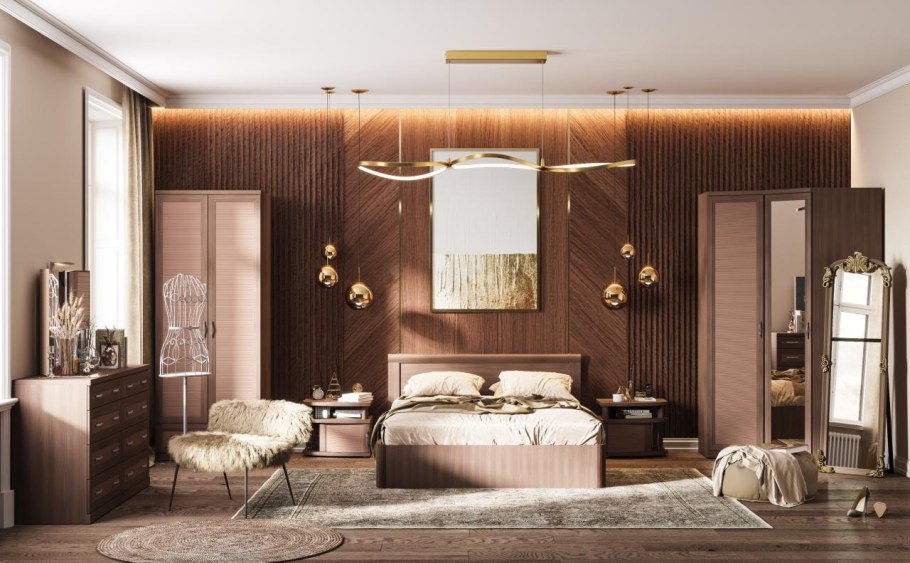 Лазурит компьютерный стол орех Клифтон