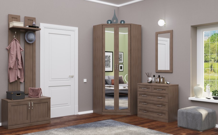 Шкаф Магна лазурит кедр