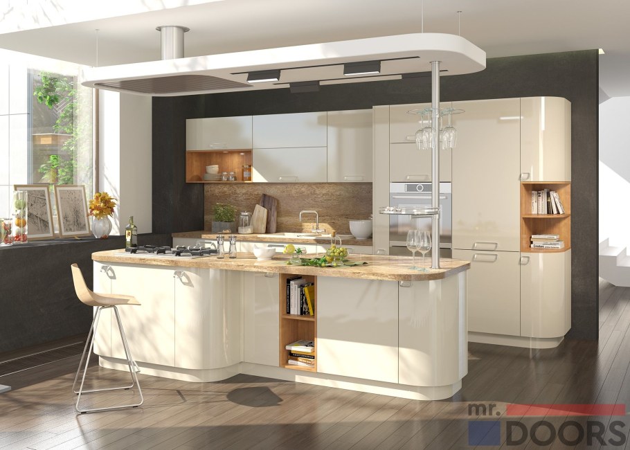 Кухняс барнрй стойкой .