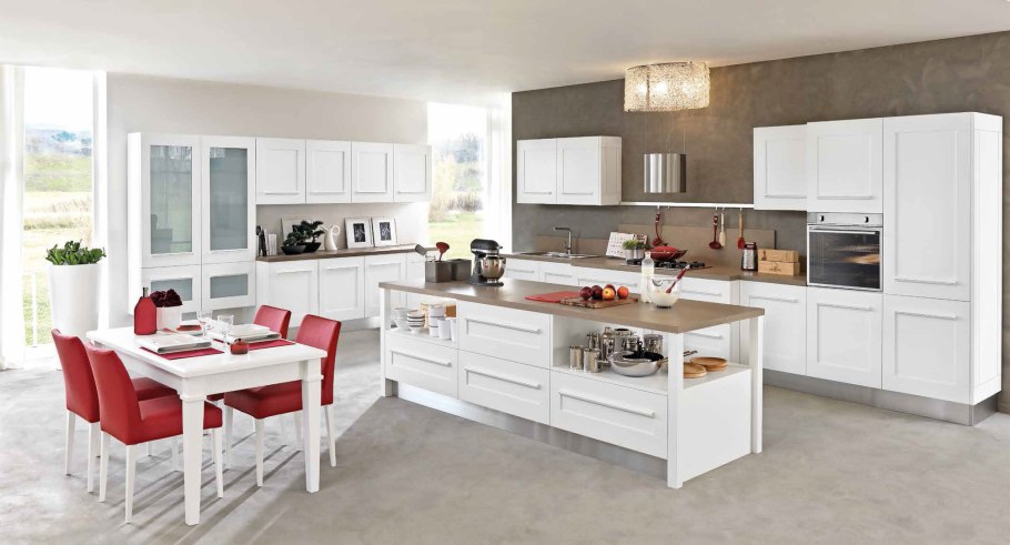 Белые кухни