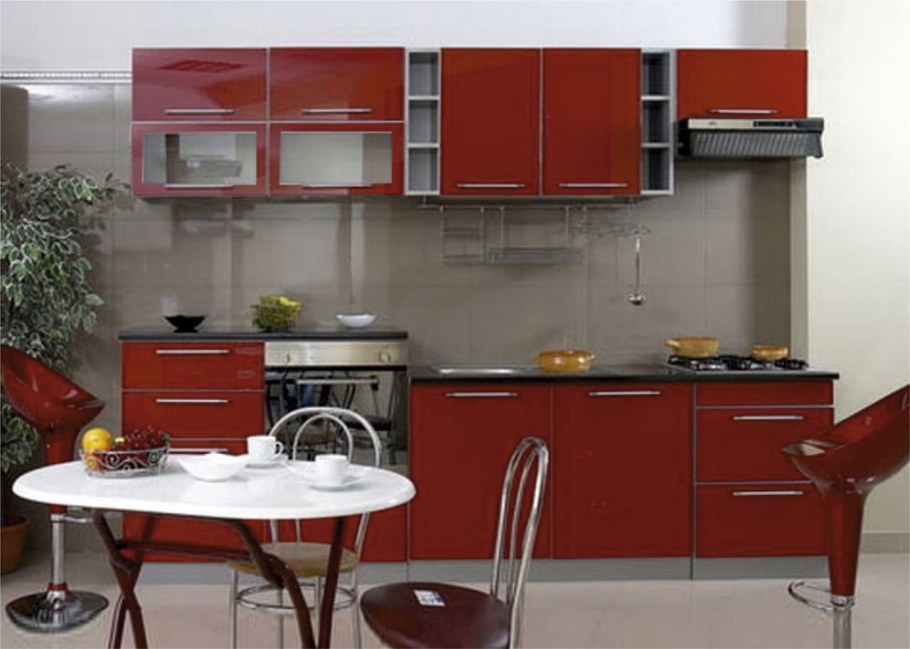 Кухонные гарнитуры без верхних шкафов