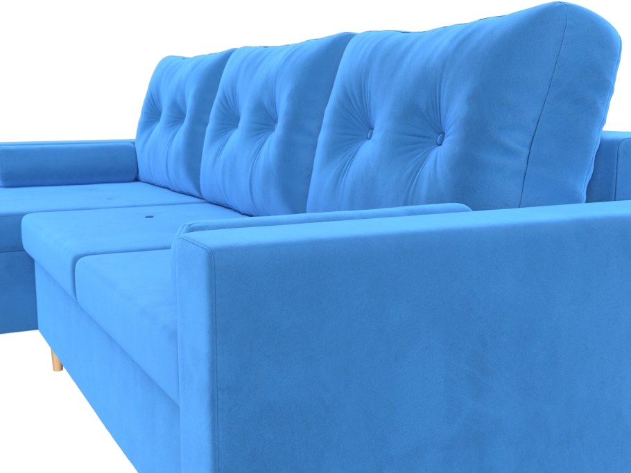 Диван прямой Белфаст бирюзовый