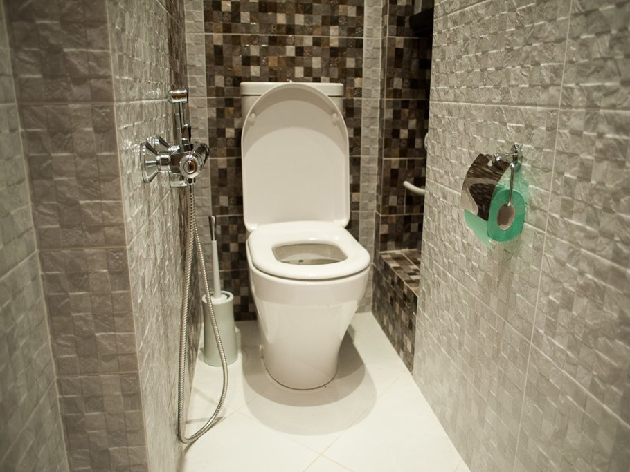 Плитка кабанчик в ванной Скандинавский стиль