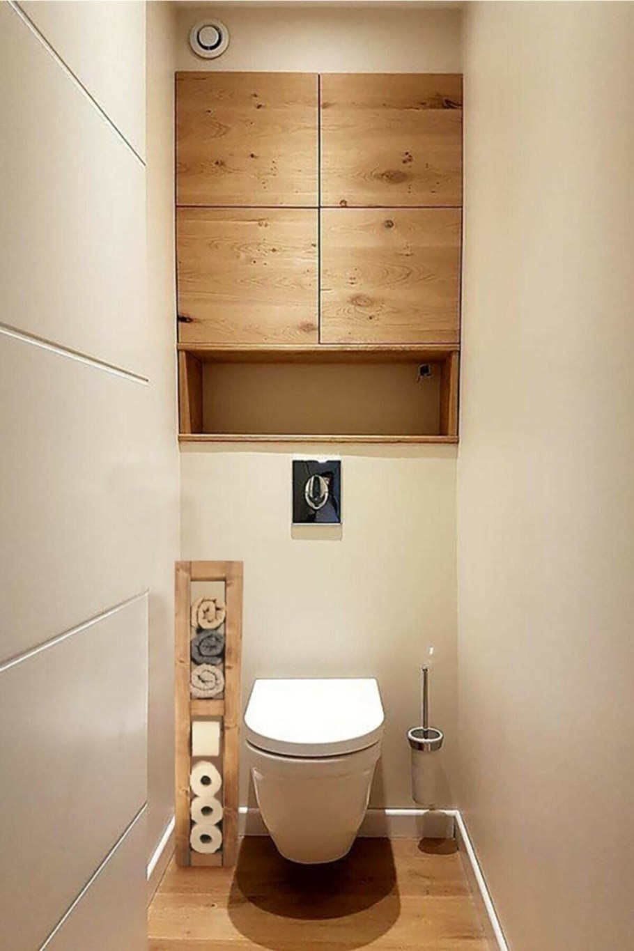 Интерьер туалета маленького