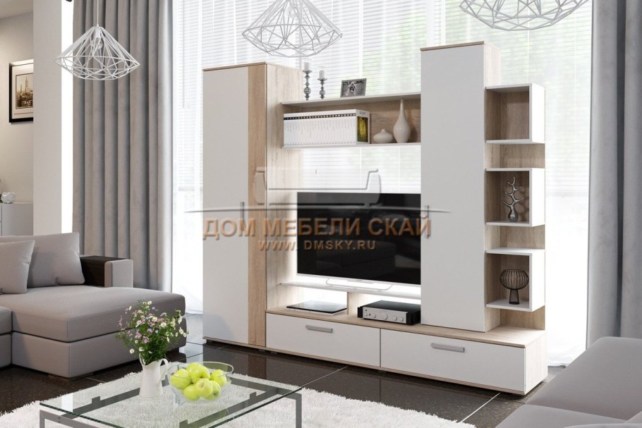 Стенка Lux 235 много мебели