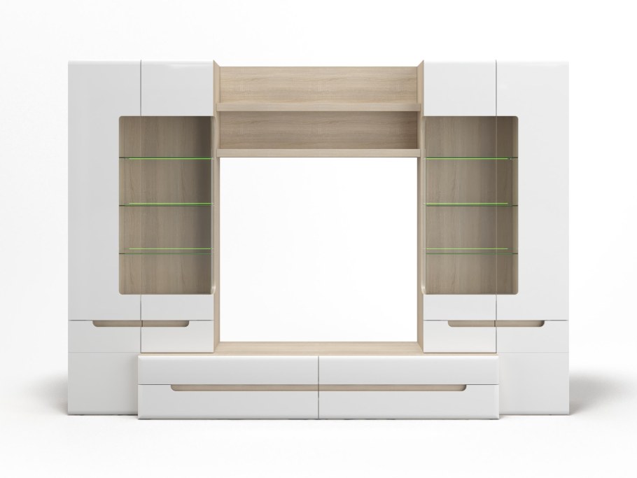 Стенка Виго 280 много мебели