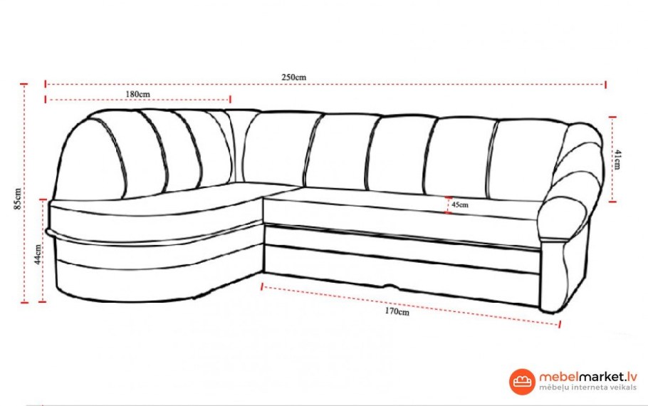 Диван Вирджиния Карина фабрика