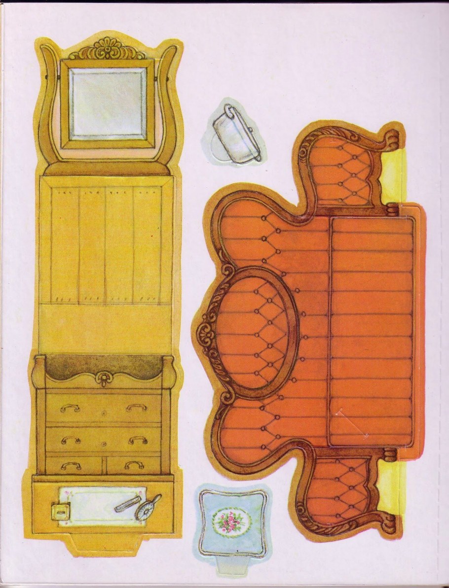 Мебель для бумажных кукол