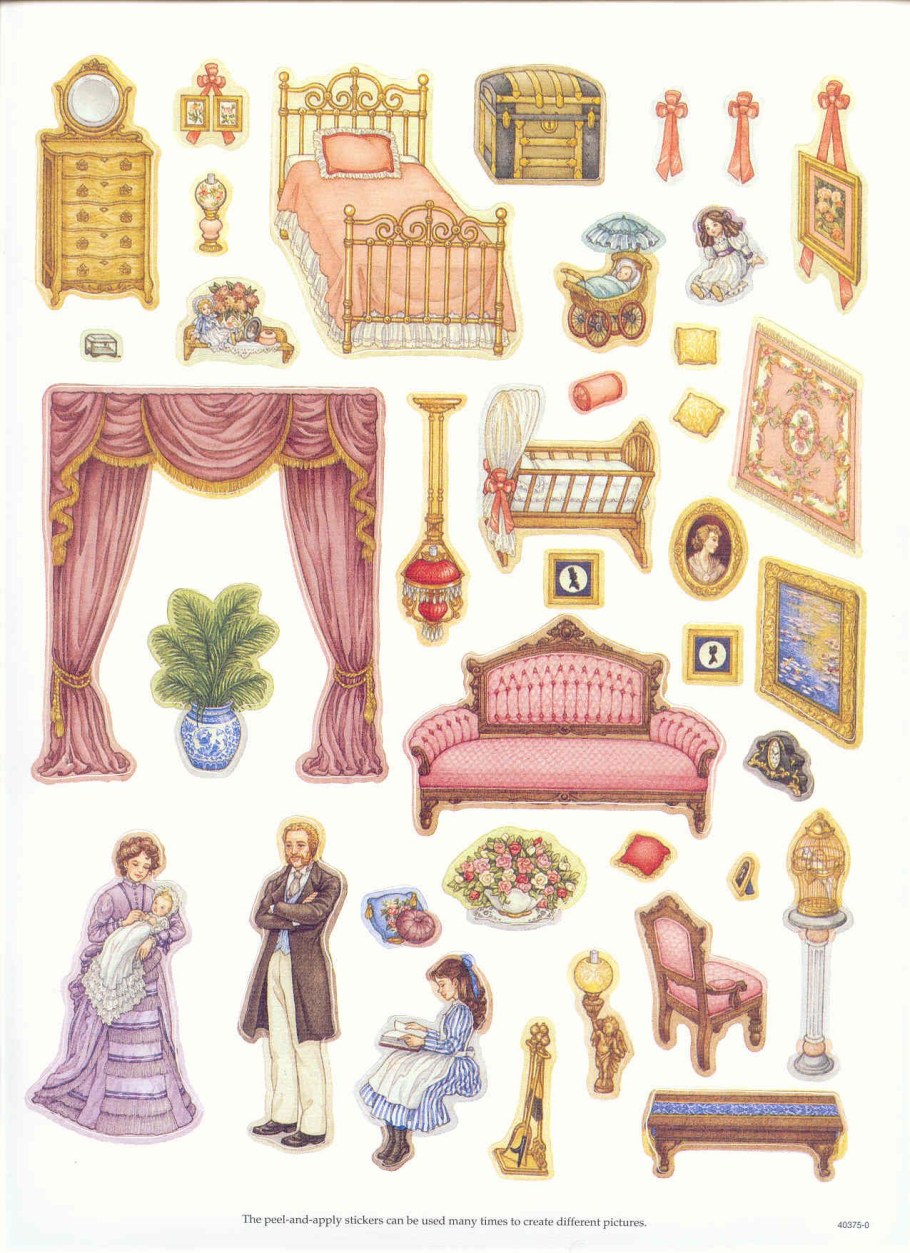 Бумажная объемная мебель