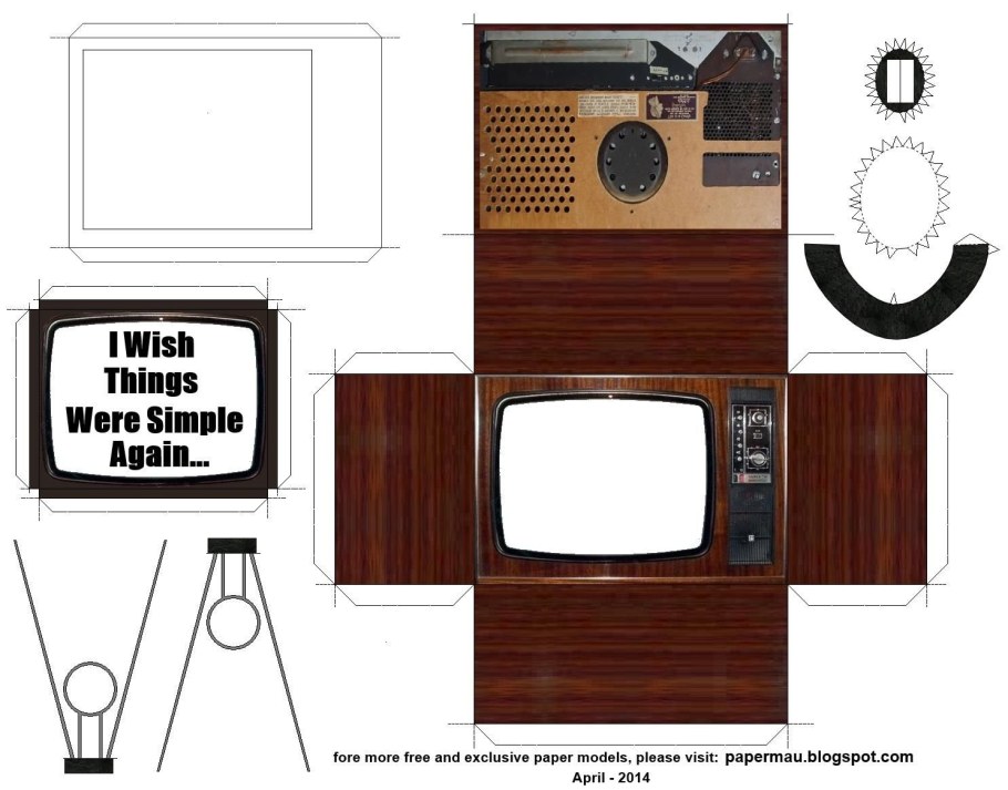 Распечатай и склей мебель