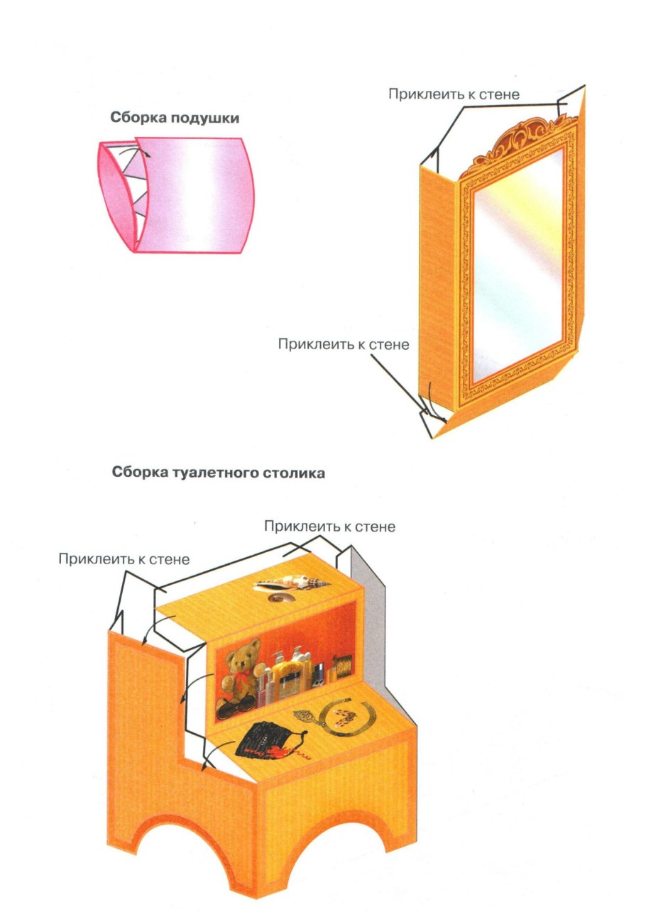 Бумажные мелочи для бумажных кукол