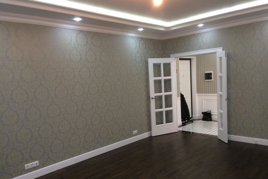 Поклейка обоев