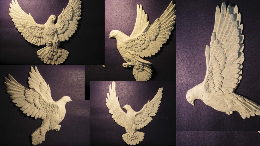 Голубь из металла