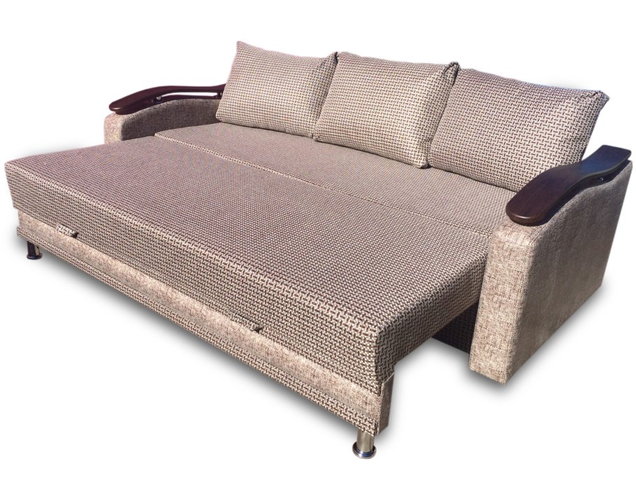 Диван-еврокнижка с пружинным блоком тик-так