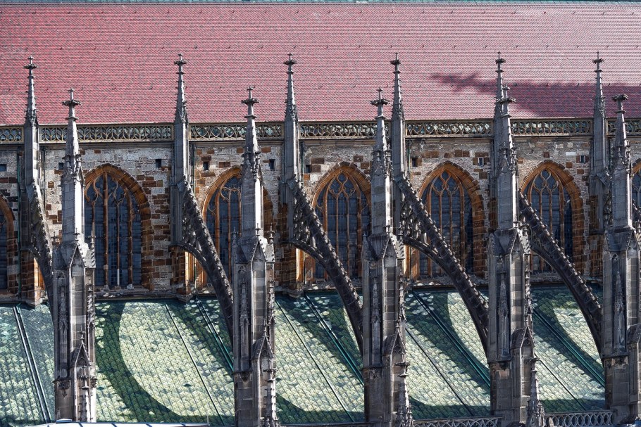 Собор Парижской Богоматери контрфорсы