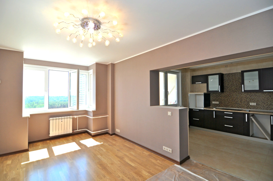 Зал в квартире реальные