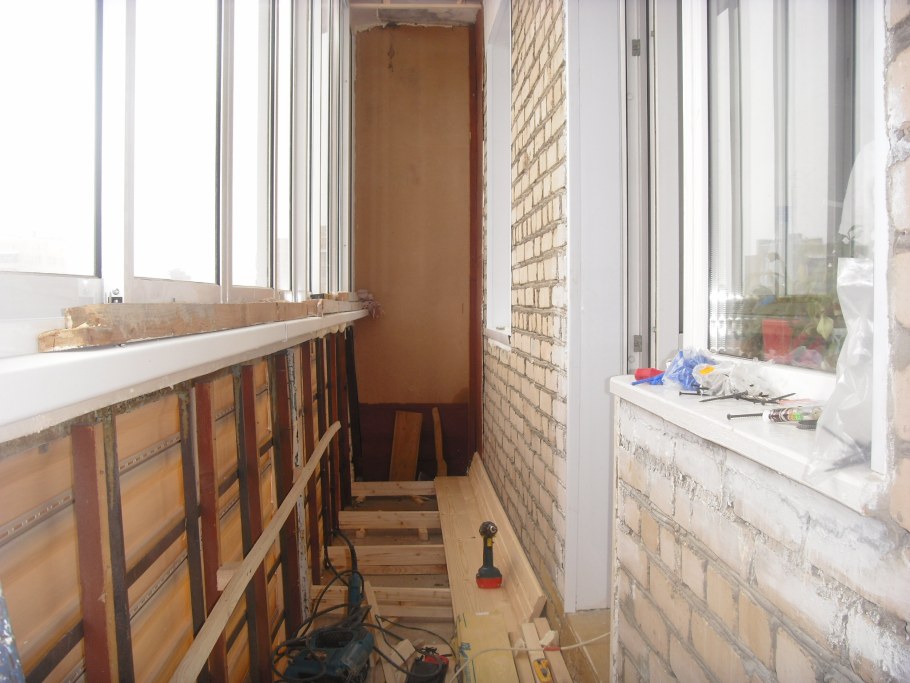 Утепление балкона