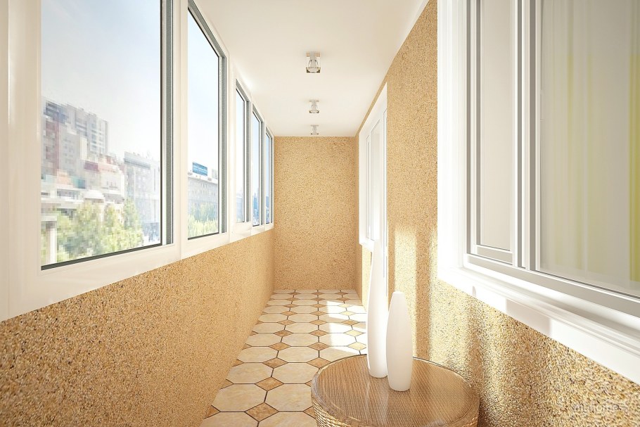 Балкон в квартире обычный