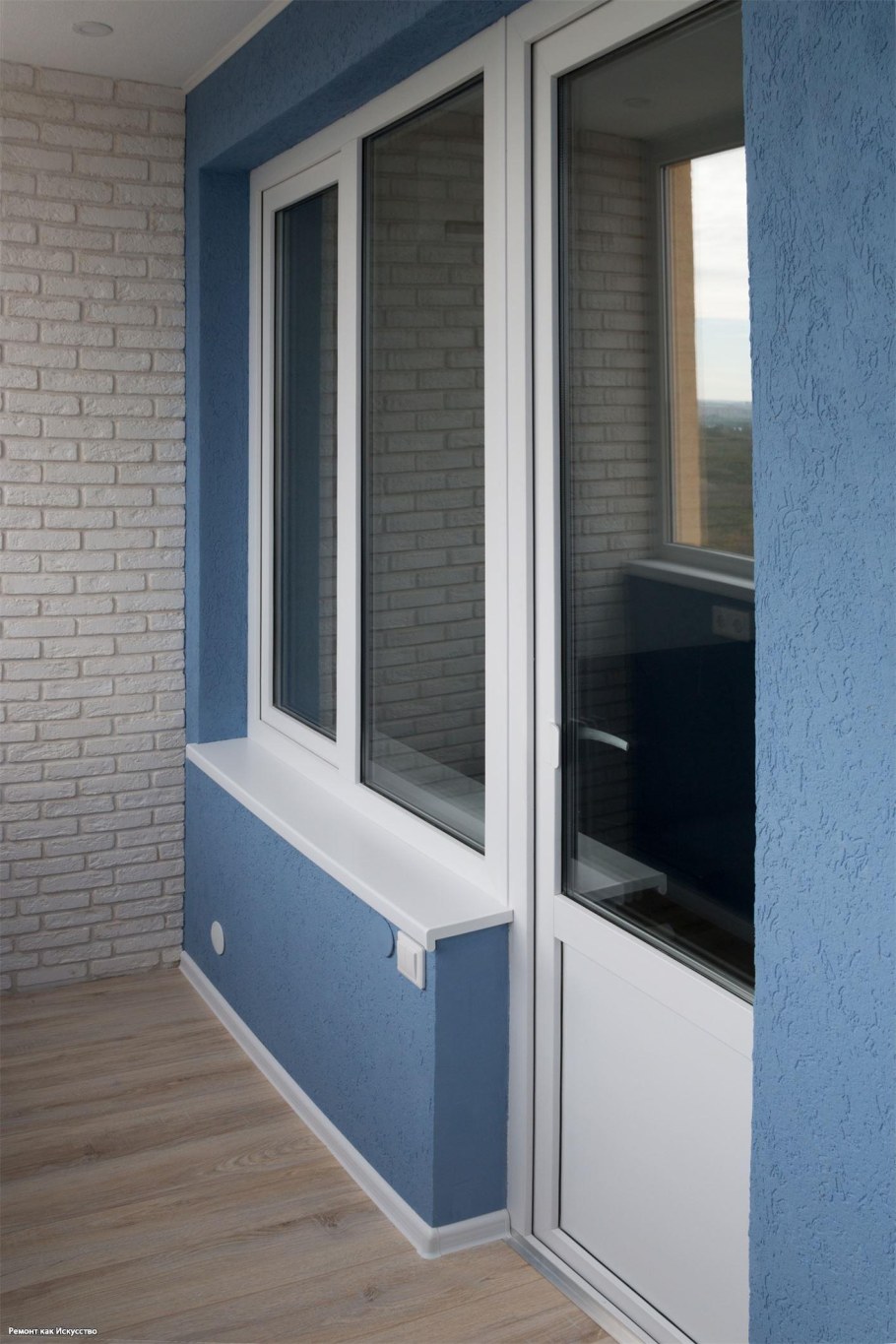Отделка балкона ПВХ хрущевке