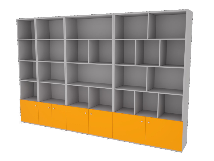 Стеллажи комбинированные