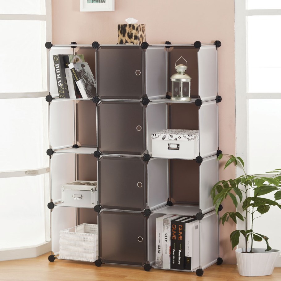 Модульный стеллаж для зонирования