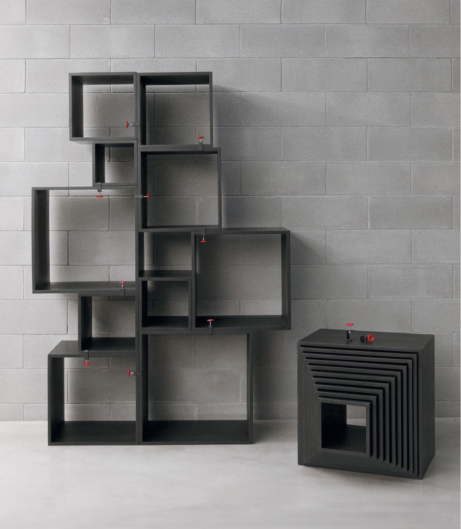 Стеллаж кубики