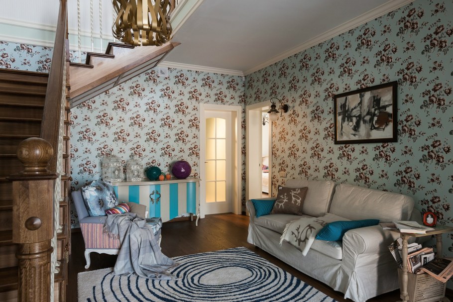 Маленькая кухня в стиле русской усадьбы