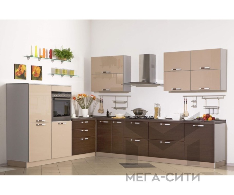 Кухня Акрилайн капучино