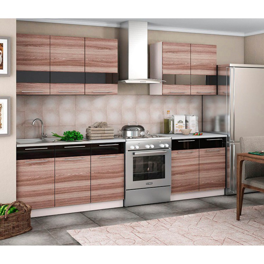 Кухня капучино мокко глянец