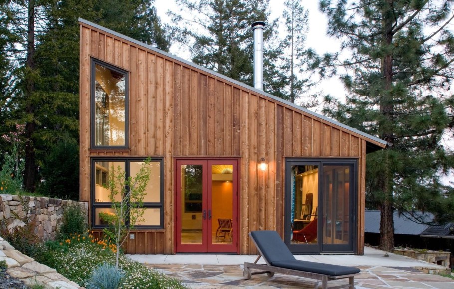 Tiny House с односкатной крышей