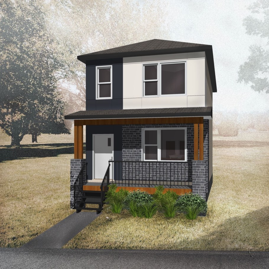 Двухэтажный мини домик