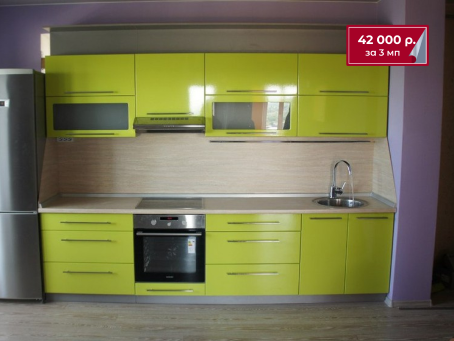 Кухня 2 5 метра прямая